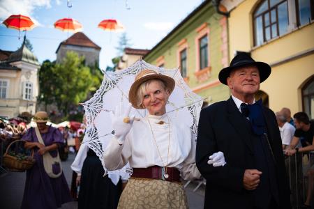 Izjemen obisk zaznamoval 50. Dneve narodnih noš in oblačilne dediščine v Kamniku (Blaž T. Muc)  (115)